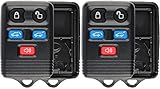 KeylessOption Keyless Remote Key Fob Case Shell for Ford Expedition Navigator CWTWB1U551 (Pack of 2)