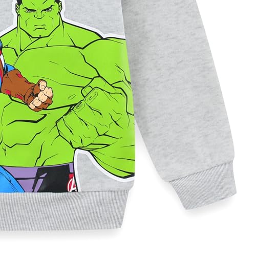 Ensemble Marvel Avengers pour garçon avec sweat et jogging gris taille 2T - 6