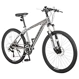 カノーバー(CANOVER) マウンテンバイク 自転車 シマノ 21段変速 サスペンション ディスクブレーキ CAMT-042-DD ORION ガンメタ 66861