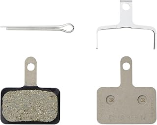 Shimano B05S-RX Resin Disc Brake Pads & Spring - 110% Better Wear Resistance, Quiet Modulation for MTB Brakes