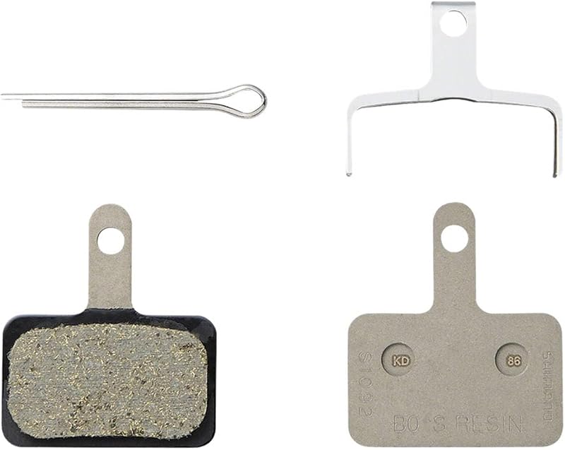 Shimano B05S-RX Bike Disc Brake Pad and Spring - Resin Compound, Stainless Steel Back Plate | bike-brake-pads