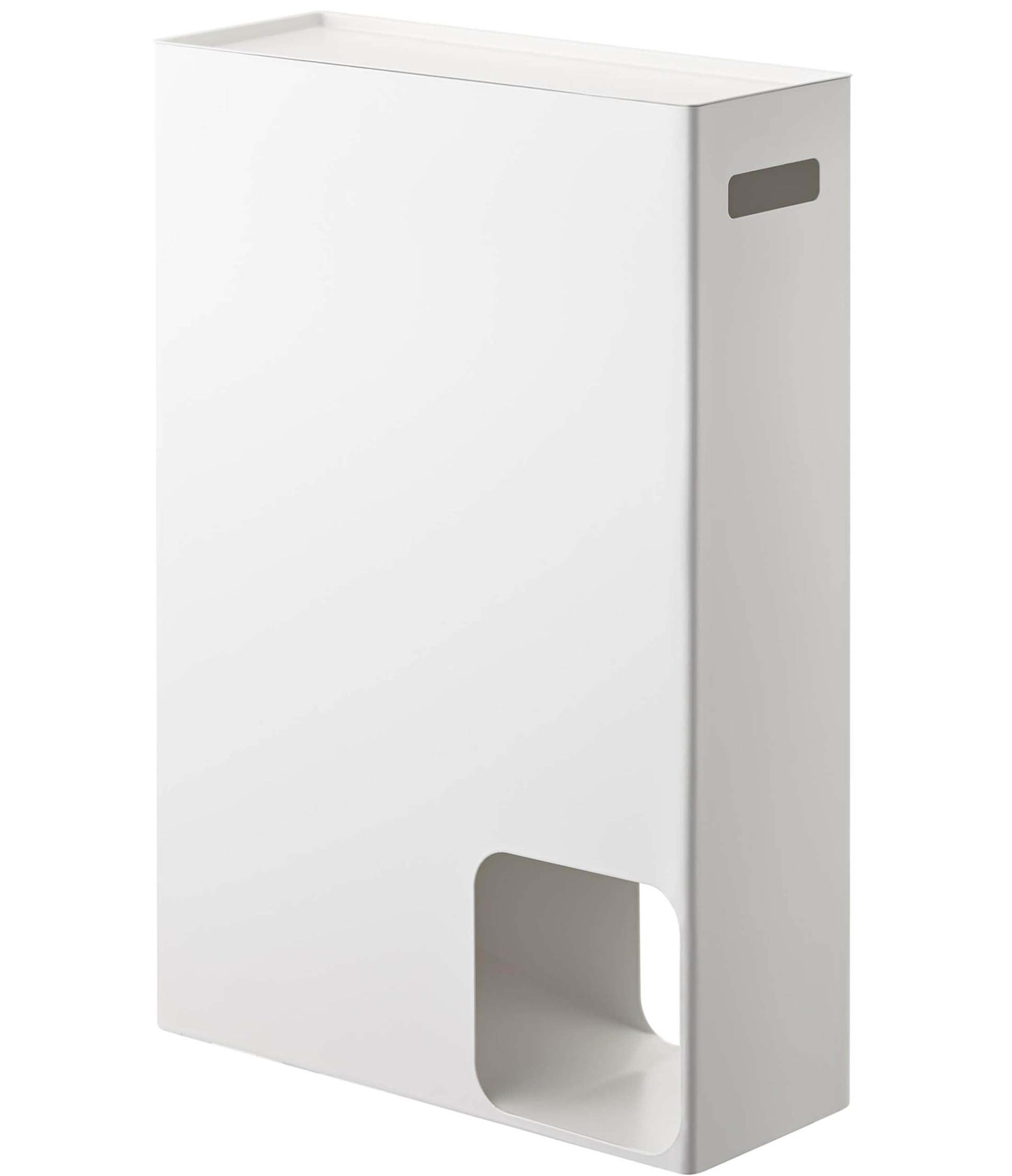 山崎実業(Yamazaki) トイレットペーパーストッカー ホワイト 約W33×…