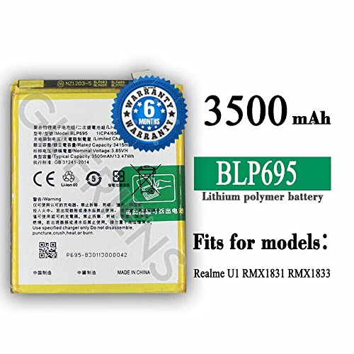 Image of Original BLP695 Battery for realme U1 / RMX1831 / RMX1833 Battery with 6 Month Warranty****(P0061)