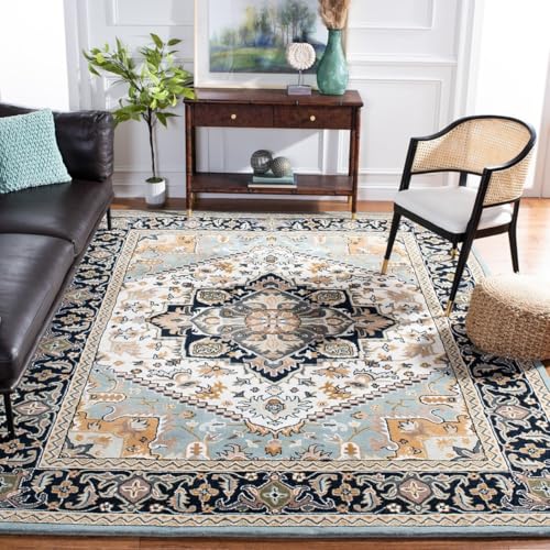Image of Hand Tufted Modern Design Exported Collection High Low Pattern Wool Carpet for Living Room, Bedroom & Hall (Multi 5, 6 x 8 Feet)