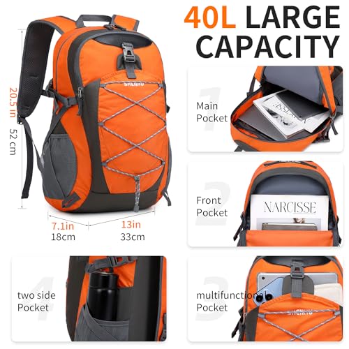 Shenhu 40L Hiking Backpack Lightweight Daypack Waterproof Travel Camping Backpack For Men Women Sport Packable thumb #1