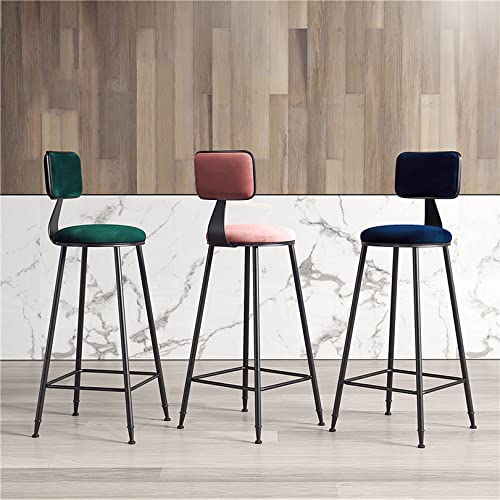 Tabourets de bar en velours somptueux et chaises de style pub - 2