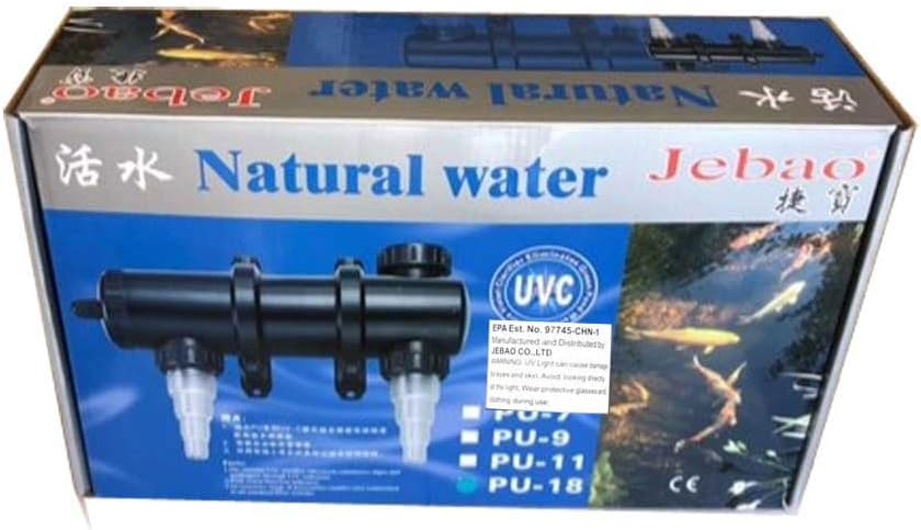 Jecod EverGrow PU-18 Clarifier for Pond and Aquarium (18-watt)