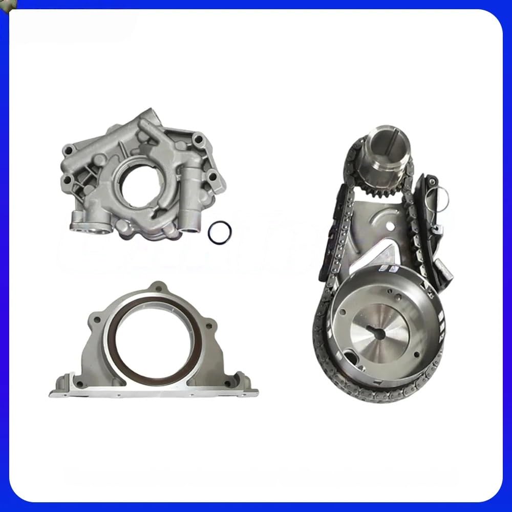 łańcuch rozrządu pompy Pasuje Do Chrysler 05-08 300C Starego Typu MDS Tłoki Wałka Rozrządu Pełna Uszczelka Zestaw Śrub Zestaw Łańcucha Rozrządu Pompa Olejowa Pasuje 5.7 L łańcuch napędowy oleju