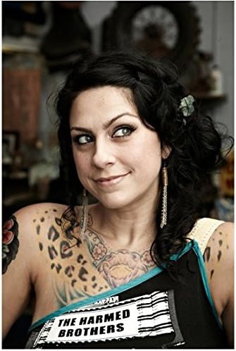 Danielle Colby-Cushman 8 inch x 10 inch photo American Pickers One Shoulder Shirt Looking Left kn