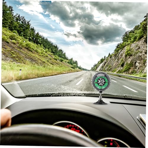 Brújula de tablero para auto BESPORTBLE ABS portátil miniatura 7
