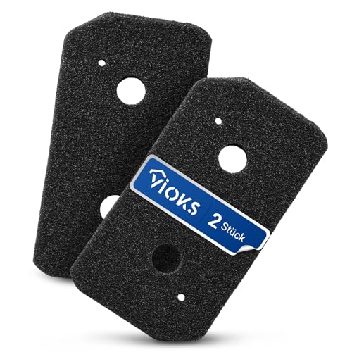 VIOKS Trockner Filter Schaumstoff SET 2x Ersatz für Bosch Wärmepumpentrockner Filter 12007650 Wäschetrockner Bosch Trockner Ersatzteile/Flusensieb Filter für Trockner Wärmepumpentrockner