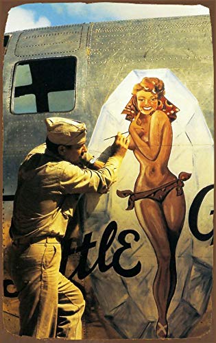 Bcts Girls Postersign#123 8X12 Inch Pin Up Ww2 Poster Vintage Style Metal Advertising Wall Plaque Sign Decor Metal Sign Poster Sp#123