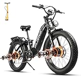 Wildeway Electric Bike for Adults Wander-PRO 2600W Dual Motor 48V 30Ah...