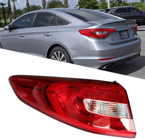 Amazon.com: PIAOYUE For 2015 2016 2017 Hyundai Sonata Left Outer Tail ...