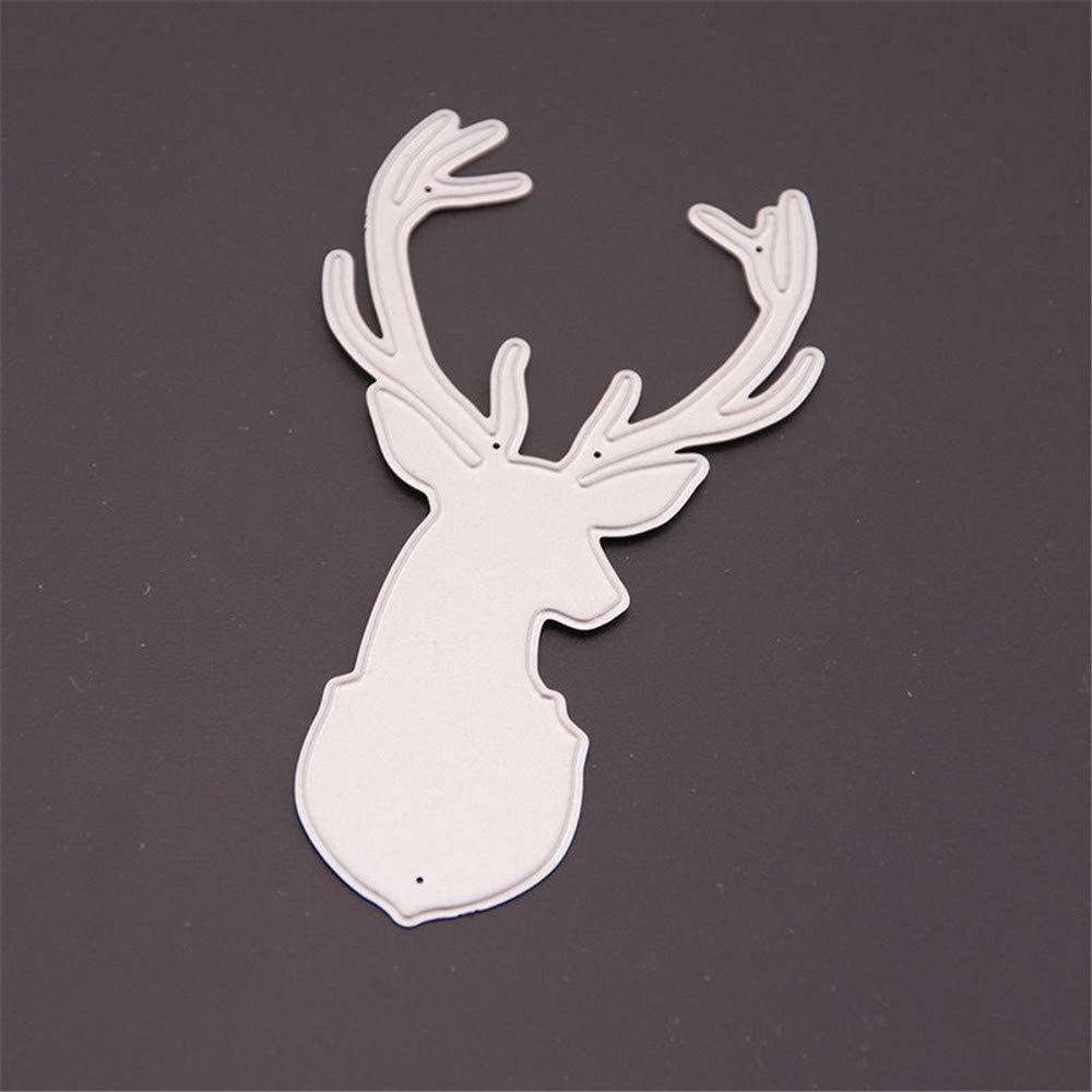 Fustelle In Metallo A Forma Di Cervo Per Scrapbooking E Biglietti Fai Da Te – 10x8,3 Cm, Ideali Per Decorazioni Di Carta E Album Fotografici - 2