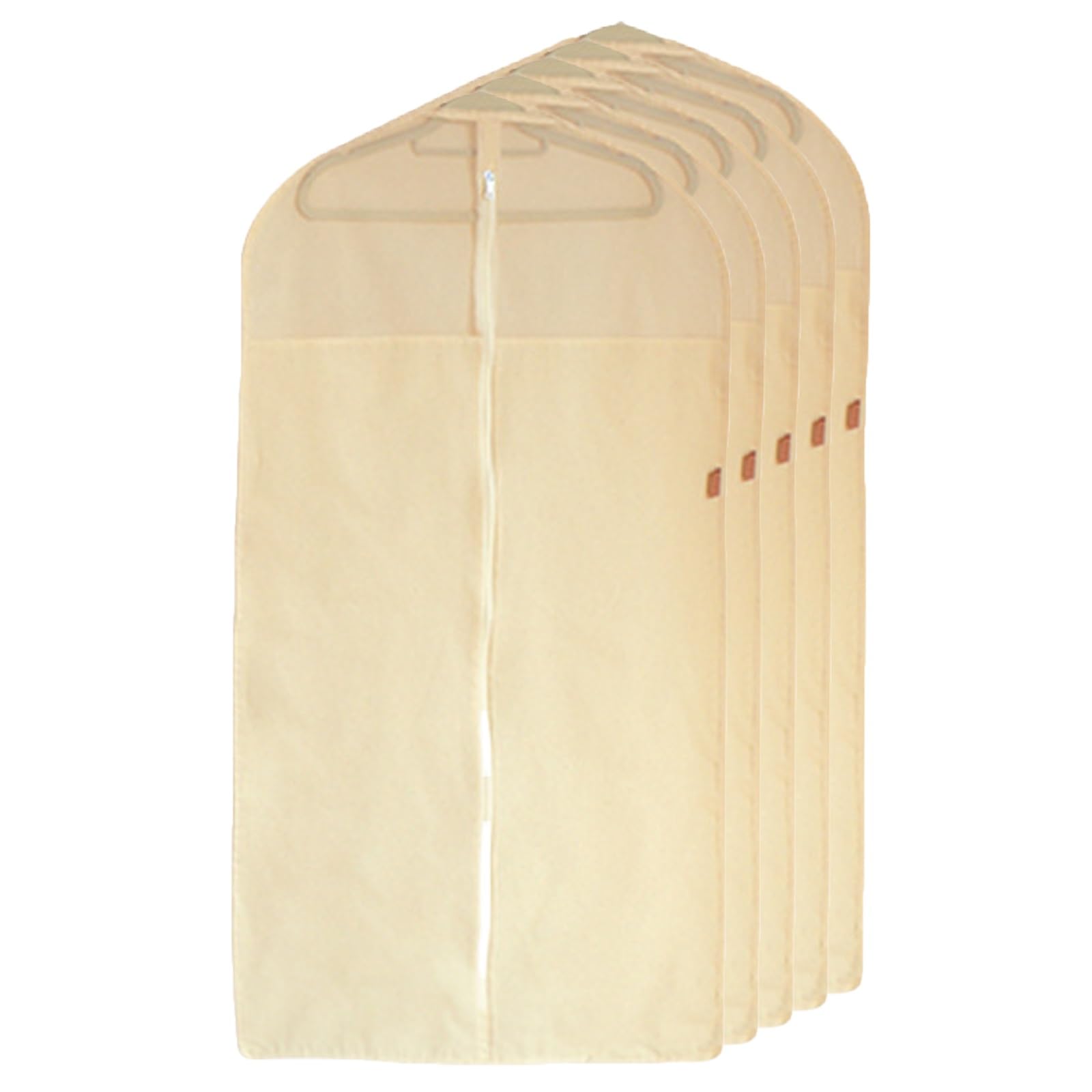 Clothing storage bags suit cover cotton garment bag Travelling garment bag padded suit bag with zip visible mesh