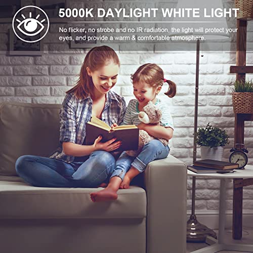 Riuvao 1000W Equivalent Led Corn Bulb 15000 Lumen 100W 5000K Daylight White E26/E39 Light Bulb For Indoor Outdoor Warehouse Factory Garage #TOP6