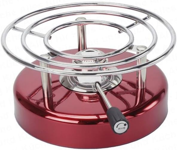 Kitchencookshop Portable Gas Cooker Kis 82344, 20 Centimeters Dia 10 Centimeters Height Red