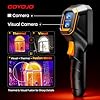 GH192 Thermal Imaging Camera 240X240 Super IR Resolution with 2MP Visual Camera and Fusion Imaging, 25Hz Handheld Thermal Imager with Alarm for Mechanical Maintenance Home HVAC Electrical Inspection