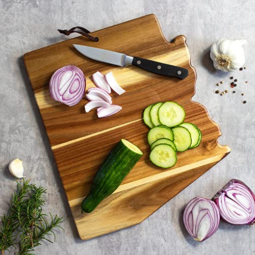Rock & Branch Origins Arizona State Shaped Wood Cutting Board by Totally Bamboo - Image 4