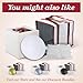 Cakebon Cake Boxes with Boards - 8 Inch Round Cake Drum White (1-pack) - Box With Window for Birthdays, Weddings and Parties