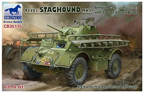 T17E1 char blindé 1/35 lot de 2 maquette plastique militaire Bronco CB35115