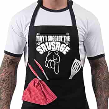 Schort 2-Pack The Boss & The Real Boss - Barbecue schort - Zwart - Koken - Kookschort