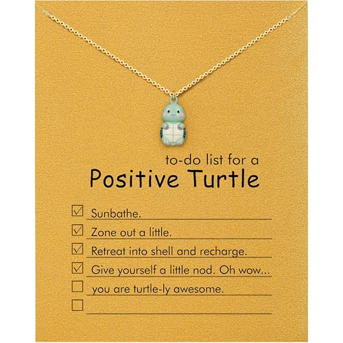 Baydurcan Friendship Anchor Compass Necklace Good Luck Elephant Pendant Chain Necklace with Message Card Gift Card
