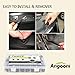 Angooni 7mm 8mm 10mm Compatible with Subaru Push Retainer Clips | Stronger Than Original OEM, 120PCS Fastener Rivet Clips Nylon Bumper Automotive Kit with Fastener Remover Tool