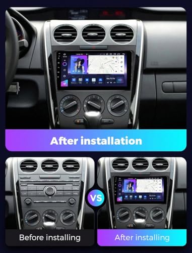 Android Auto y Carplay para Mazda CX-7 2007-2015 con GPS, Bluetooth y USB 2