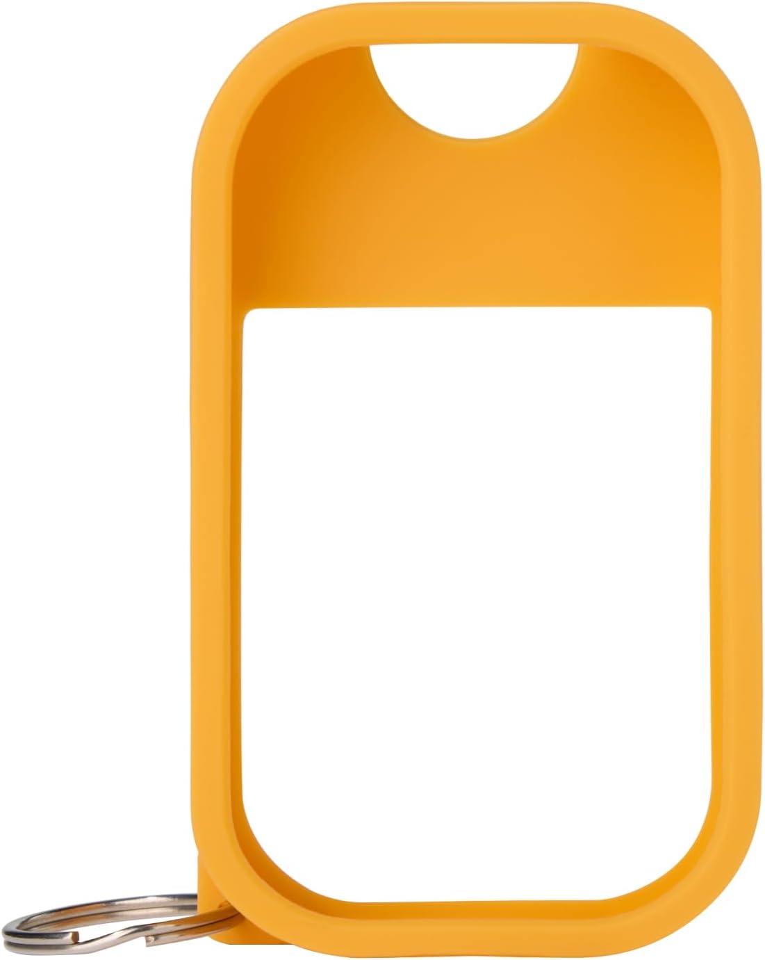 Protective Silicone Case with Keyring – Compatible only with 1 FL OZ Touchland Hand Sanitizer – Orange Spritz