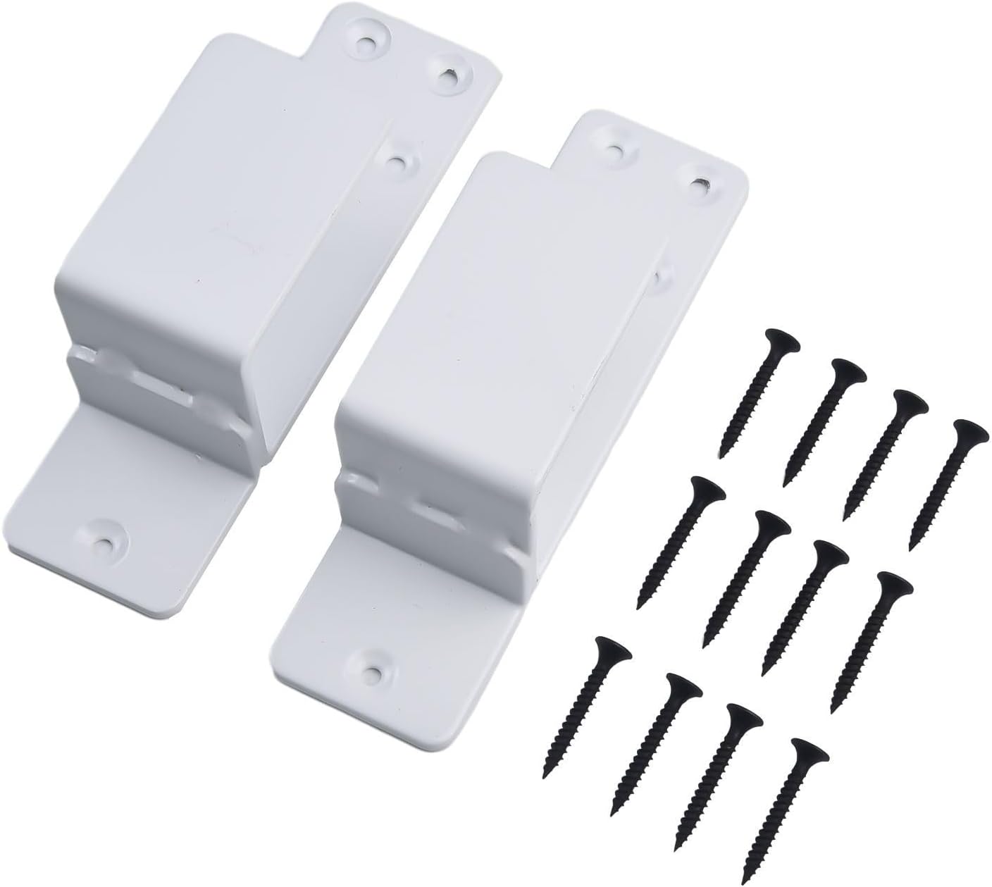 Expansion Screw Pack of 20 with Nuts, Flared Nut Hollow Walls, Plywood, Iron Sheets, DIY and Construction Projects, Zinc Plated Carbon Steel Fasteners(White)