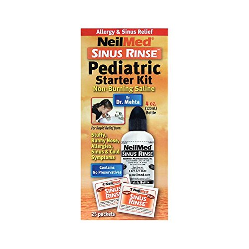 Neilmed's Sinus Rinse, Pediatric, Bottle Kit for Saline Nasal Rinse