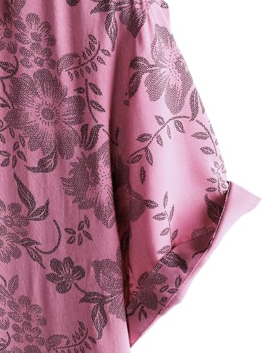Image of JOTOOK Mens Hawaiian Shirt Short Sleeve Button Down Tropical Shirts Casual Floral Summer Beach Shirt