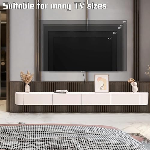 Console multimédia moderne de 120 cm pour en finir avec le désordre - 7