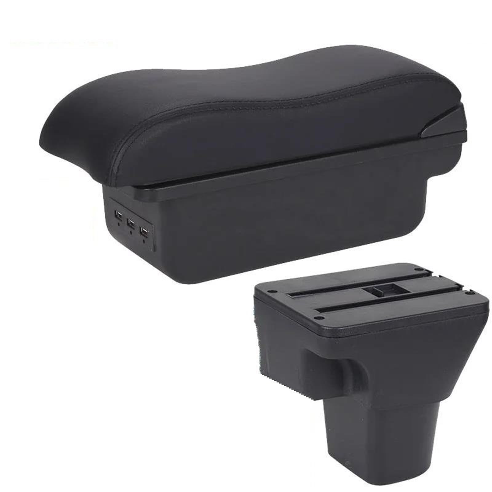 Hjkdsz Type B For Hyundai For Accent For Verna Car Storage Console Armrest Boxes Interior Center Organizers Accessories(Type B)
