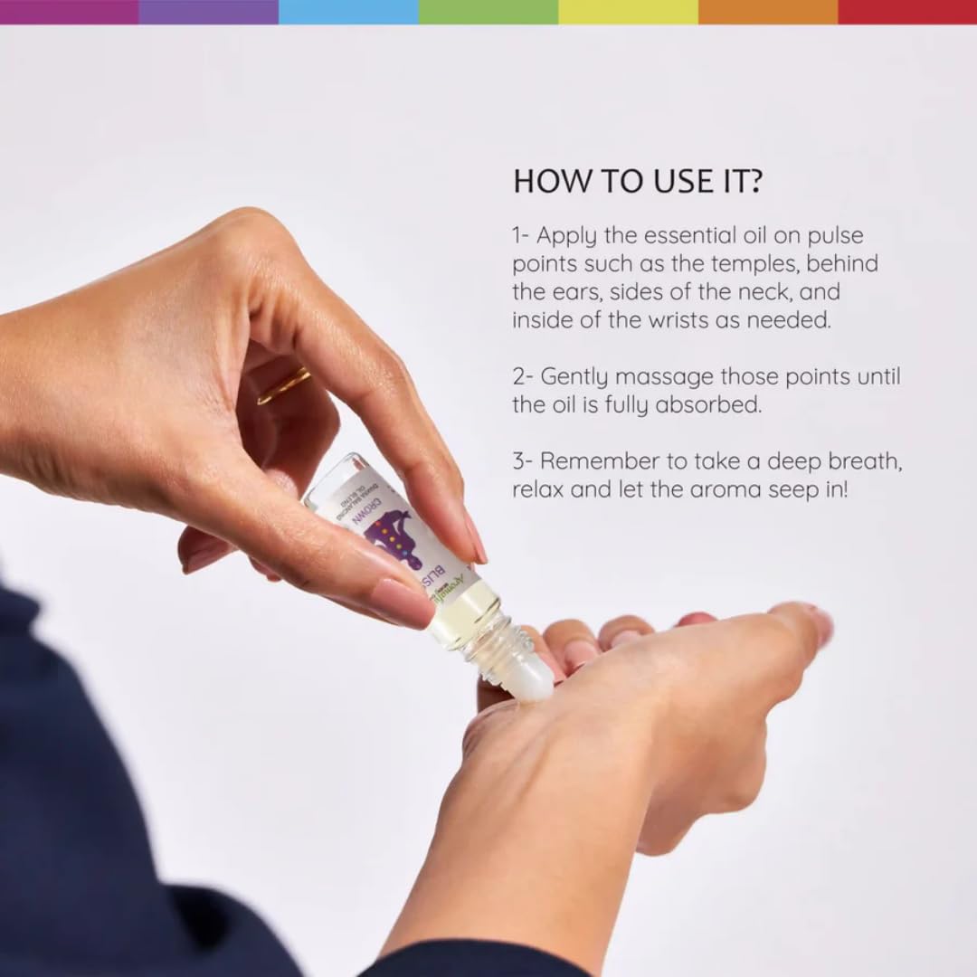 Aromafume 7 Chakra Essential Oil Blend Roll-On Set by | 7 x 6ml | 1 x Sahasrara, Ajna, Vishuddha, Anahata, Manipura, Swadhisthana, Muladhara | Yoga, Meditation, Chakra Alignment & Aromatic Wellness