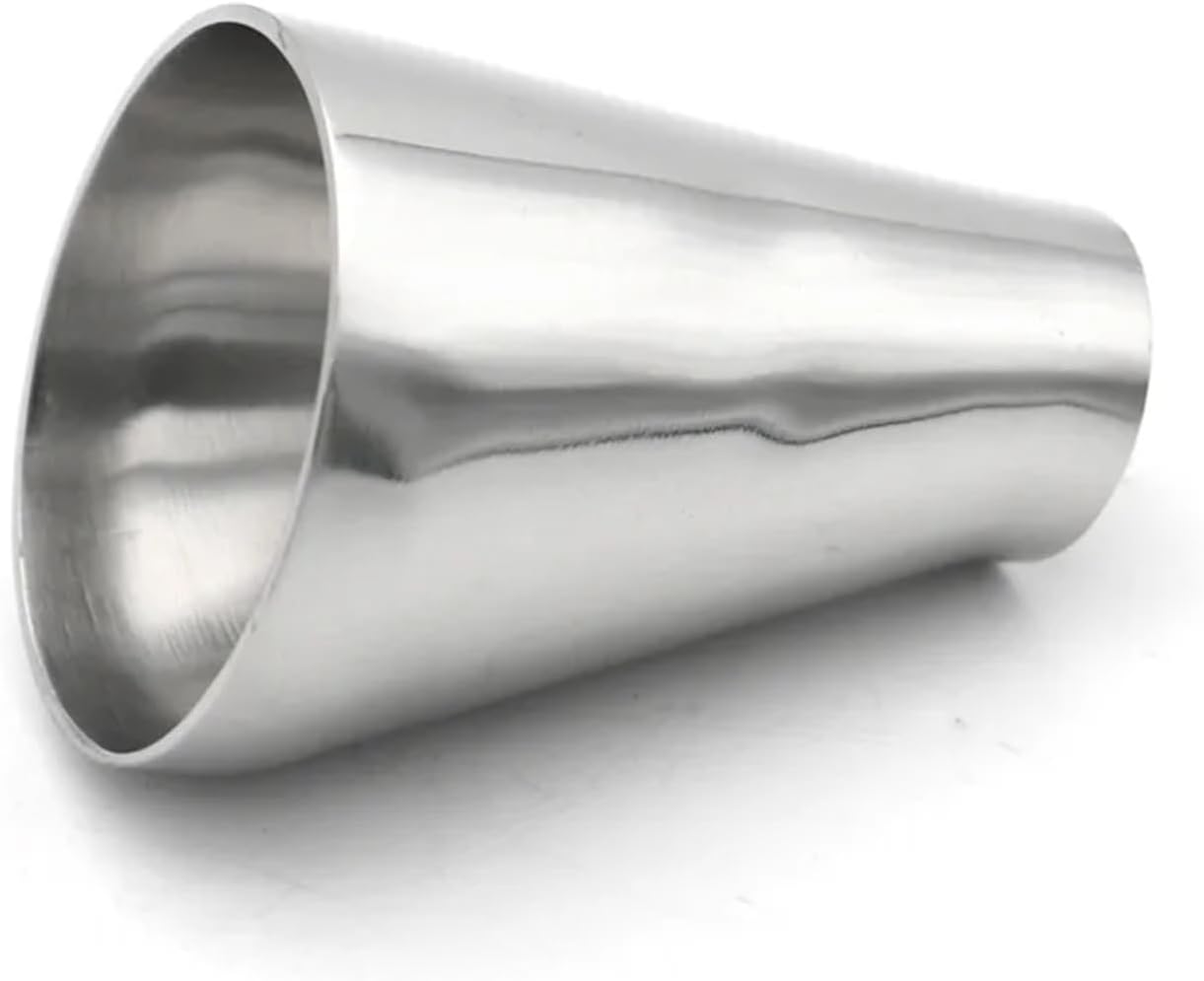 SS304 Stainless Steel Sanitary Butt Welded Eccentric Reducer Welding 19 25 32 38 45 51 57 63 76 89 102mm Pipe Fitting(45mm to 102mm)
