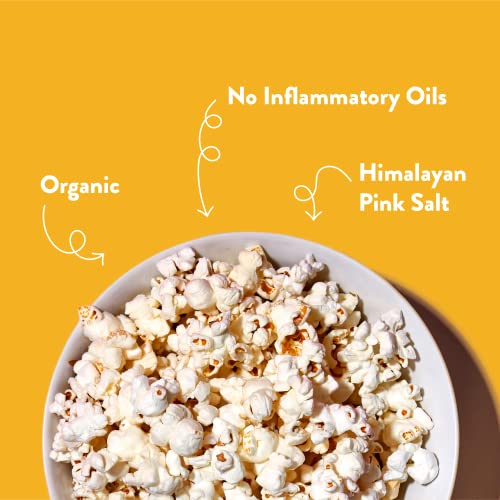 Lesserevil Himalayan Gold Salt Organic Popcorn, Premium Quality, Minimally Processed, No Vegetable Oil, 0.46 Oz, Pack Of 24 #TOP1