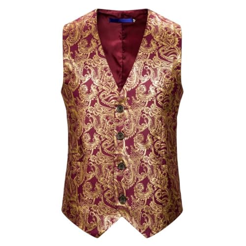 Gilet jacquard pour homme tricoté en maille haut de gamme et finitions soignées