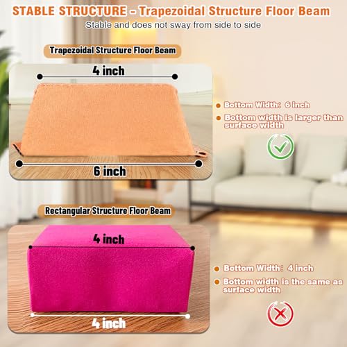Image of Marfula 6 FT / 8 FT / 9 FT Folding Gymnastics Beam Foam Balance Floor Beam