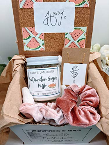 Watermelon Sugar High Candle Gift Set | Harry Styles Candle | One Direction gift | Harry Styles Gift | Care package | Self Care gift | Gift Set | Care package for her | Gift set for her