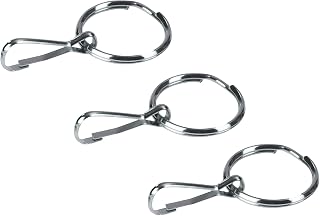 HealthSmart Zipper Ring Pulls Zipper Tabs For Clothing, Zipper Assist, 3 Count, 1 Inch Diameter