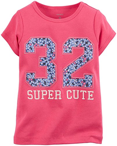 Carter's Little Girls' Slogan Tee (Toddler/Kid) - Super Cute - 5T