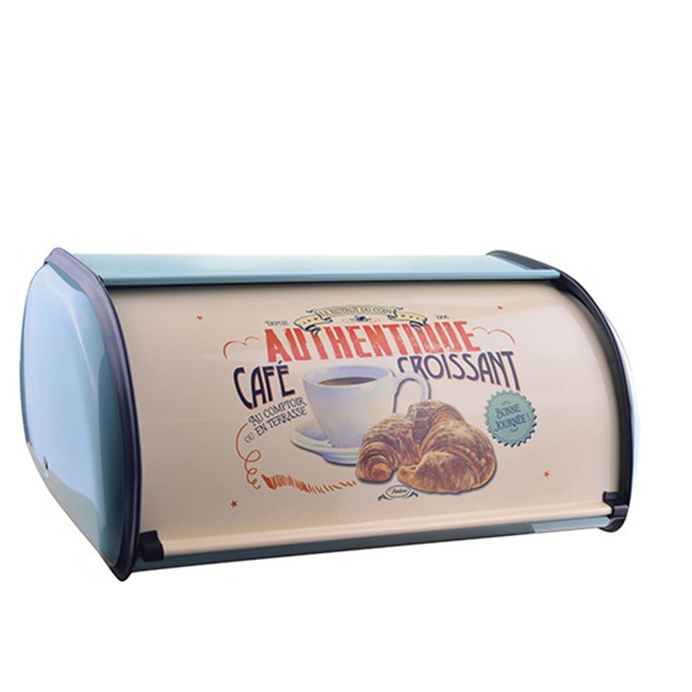Hndhbfgrt Bread Box Metal for Kitchen Storage Large Household Bread Bin Food Container Food Storage Containers B