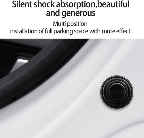 Miniatura 2 de 30 piezas de junta de amortiguador para puerta de automóvil, calcomanía decorativa que absorbe los golpes, junta anticolisión, accesorios para