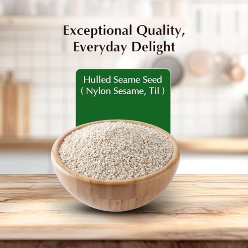 Image of Amazon Brand - Vedaka Hulled Seame Seed | 100 G | Nylon Sesame | Til