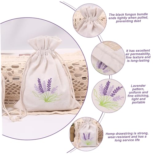 Bolsitas Sachet Caja 10pcs 14x10cm Lila Rústica miniatura 4