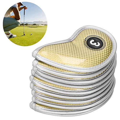 Conjunto de cabeça de golfe, cabeça de clube de golfe, PU universal para clube de golfe Golf Club He