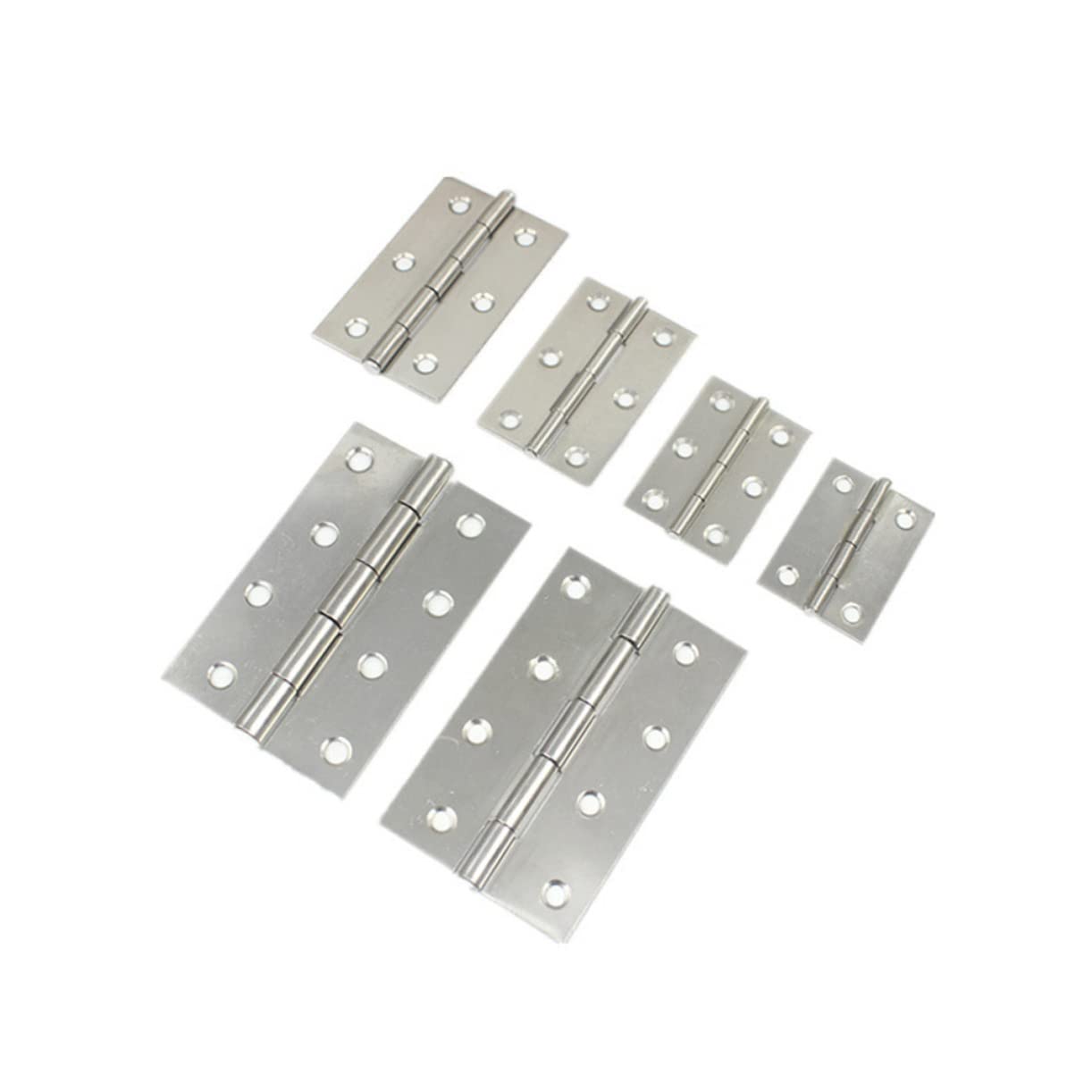 CIYODO 32pcs 3 Flap Hinge Drop Ceiling Hooks Drawer Hinge Door Hinge Toolbox Hinge Fabric Door Stopper Drawer Bedroom Door Mounting Holes Hinge Drawer Butt Hinge Stainless Hinges Silver